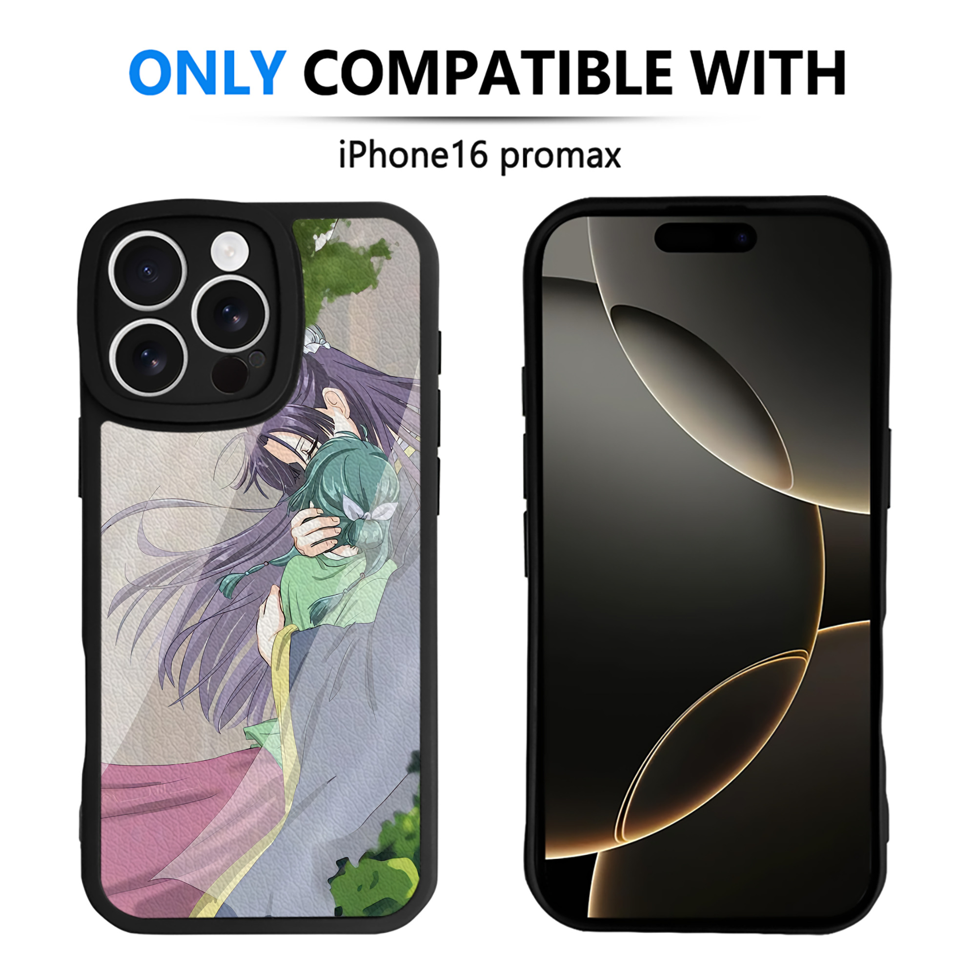 （画像用） 薬屋のひとりごと The Apothecary Diaries 【iPhone 16シリーズ対応】シリコンスマホケース（レザー調） 材質：シリコン